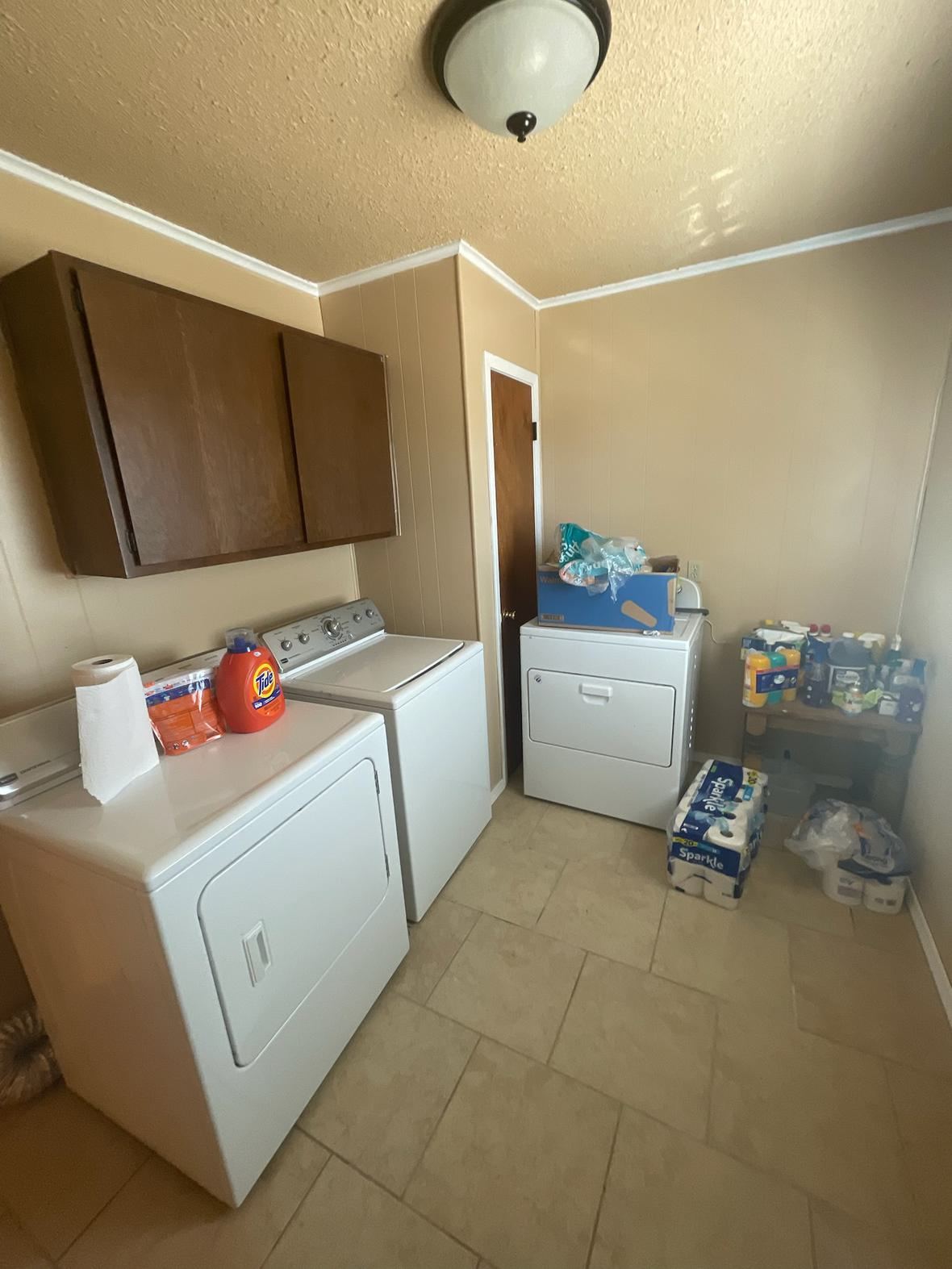 Washer and dryer in the house
